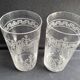 St. Louis - Beer serving party (1) - Art Nouveau - Blown and engraved crystal
