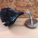 Ancienne Applique E de KARTELL Design Laviani Bakélite Noir + Métal Chromé #B015