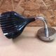 Ancienne Applique E de KARTELL Design Laviani Bakélite Noir + Métal Chromé #B015