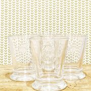4 water glasses called "cups ' La Rochère for Museum of Paris