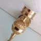 Brass wall light and satin glas vintage 50s-60s