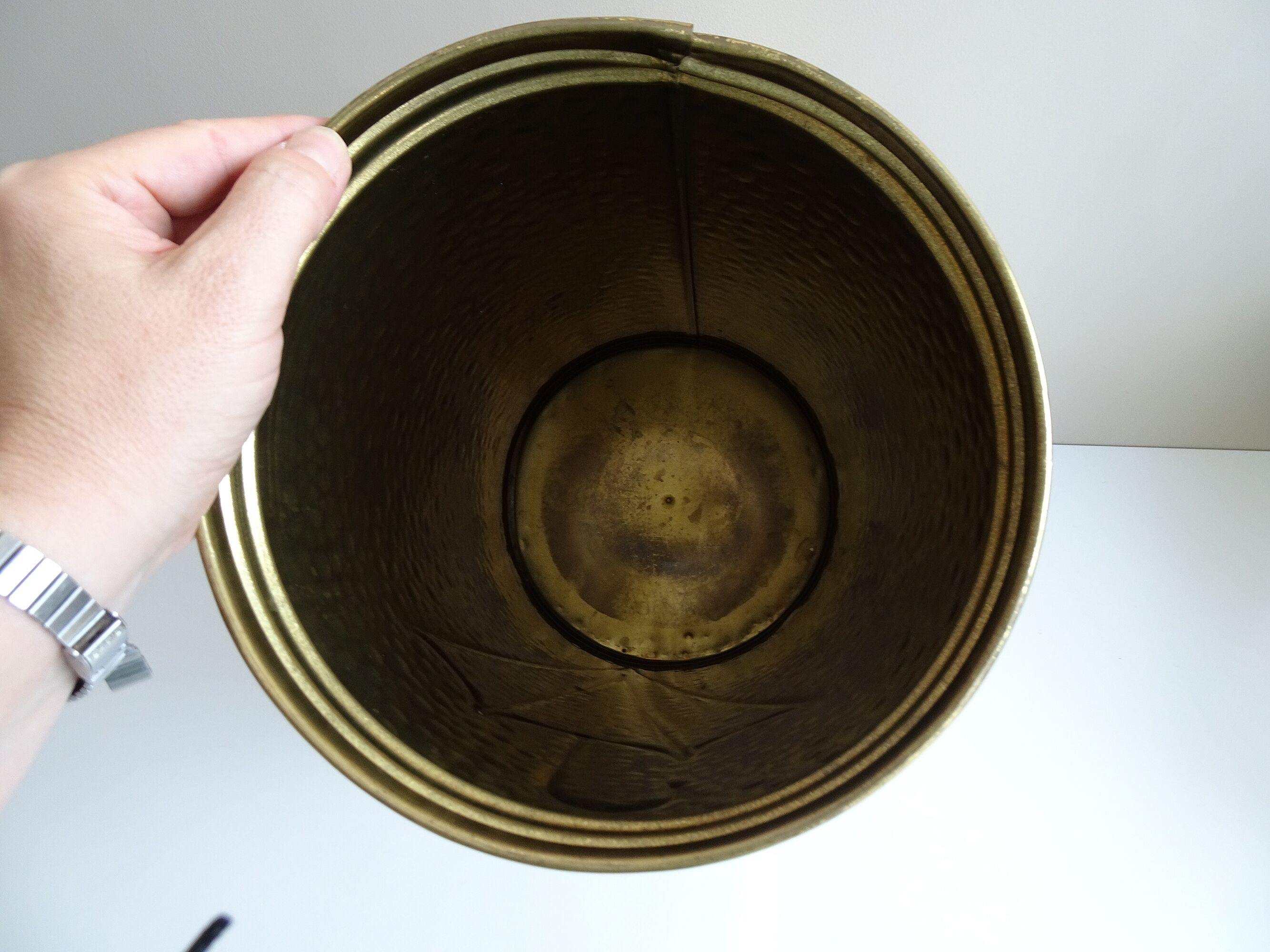 Brass umbrella stand