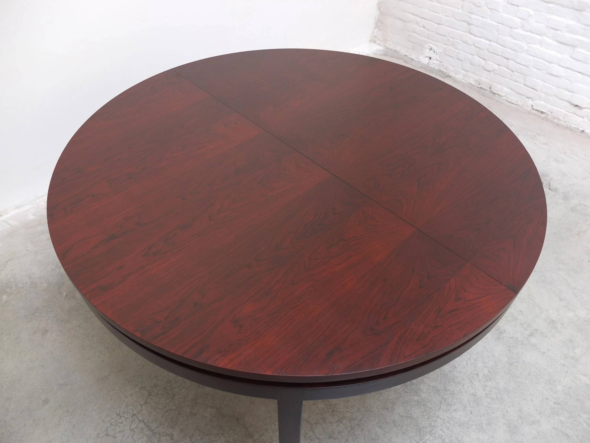 Round to oval extendable dining set by Alfred Hendrickx for Belform, 1960s