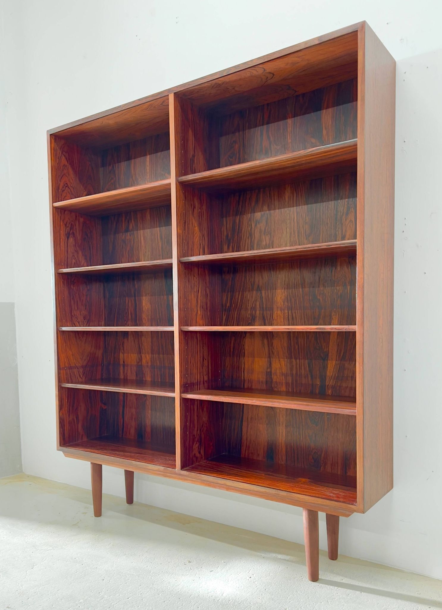 Rosewood Model 6 Bookcase by Omann Jun Mobelfabrik, 1960s