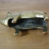Pig in brass