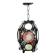 Pop-art pendant lamp, Poland, 1970s