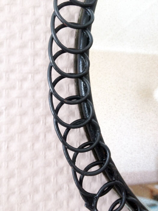 Vintage daisy mirror, 1950 27,5cm