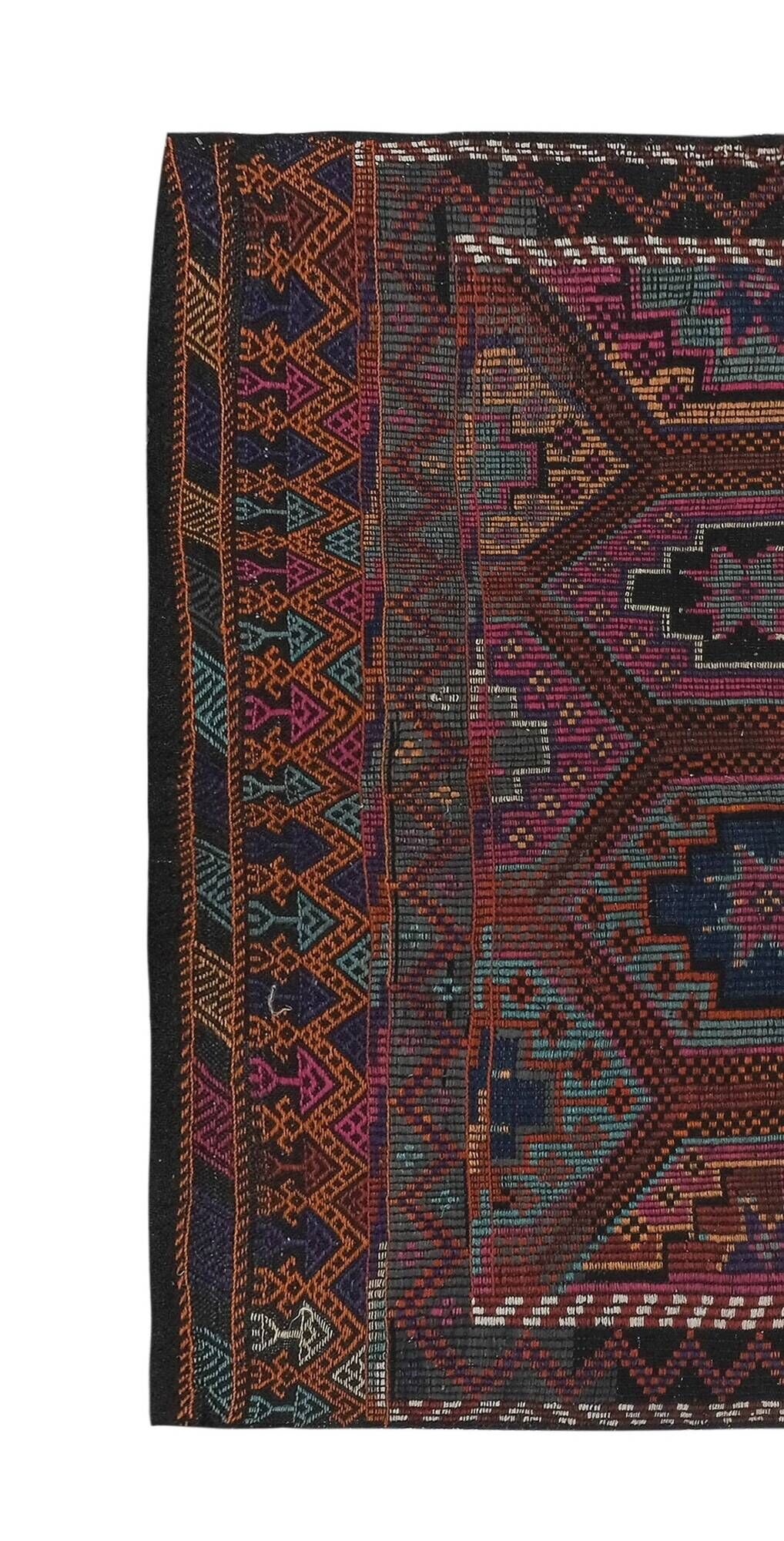 Vintage Turkish kilim, handwoven, 169x280 cm.