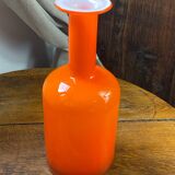 Glass vase, Otto Brauer for Holmegaard, 1960s