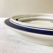Large porcelain dish, Siena model, by Bjorn Wiinblad for Rosenthal, Germany