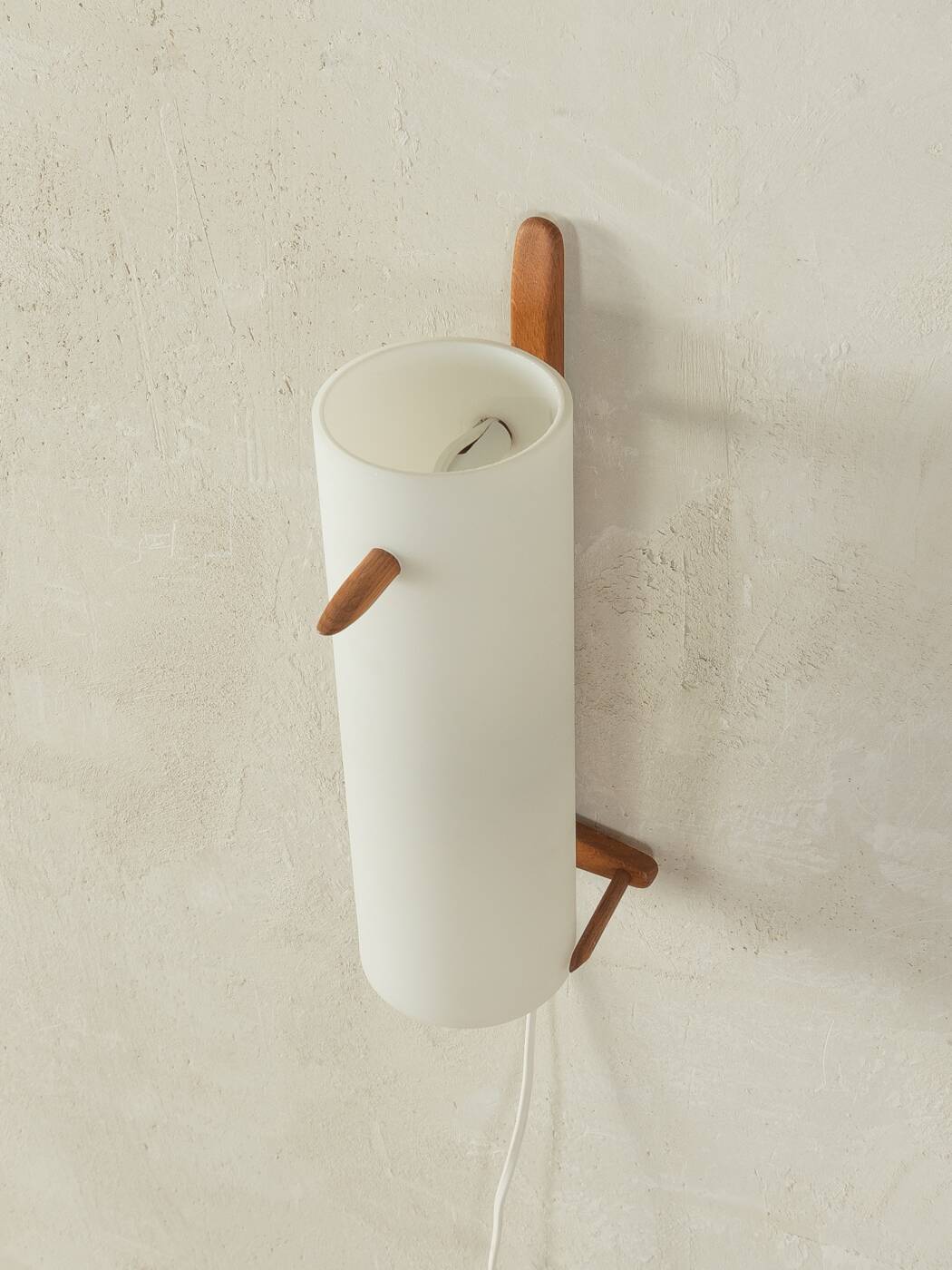 1960s wooden Wall Lamp, Kristiansson