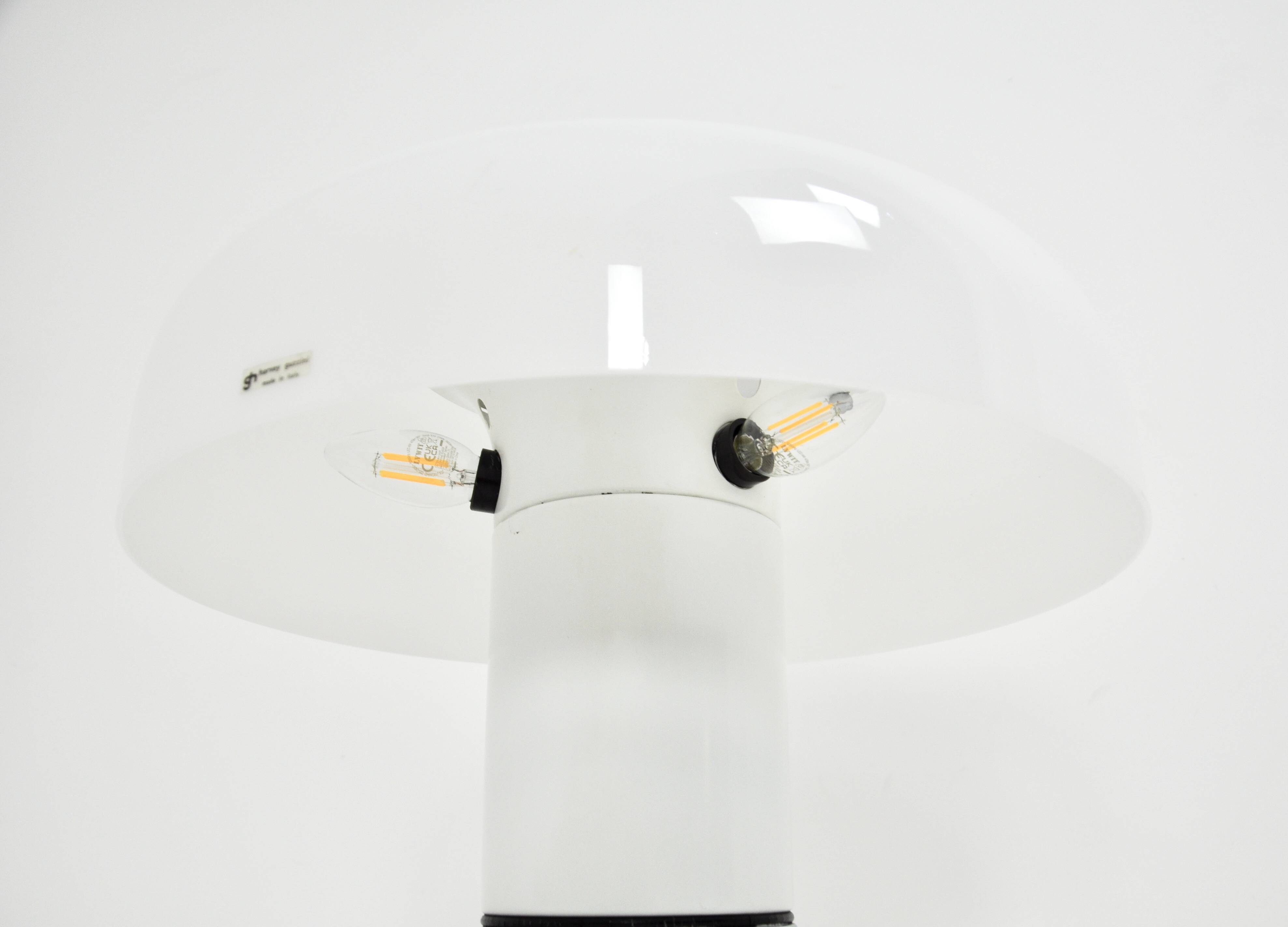 Brumbury lamp by Luigi Massoni for Harvey Guzzini, 1970s