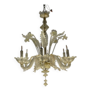 lustre vénitien en verre - vers 1940