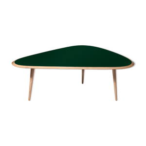 Table fifties large deep green