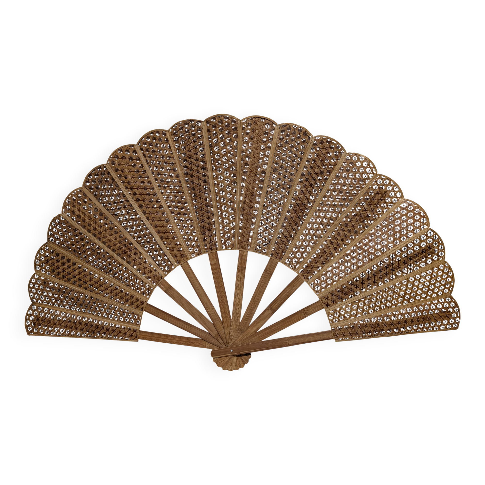 Ancient giant bamboo fan