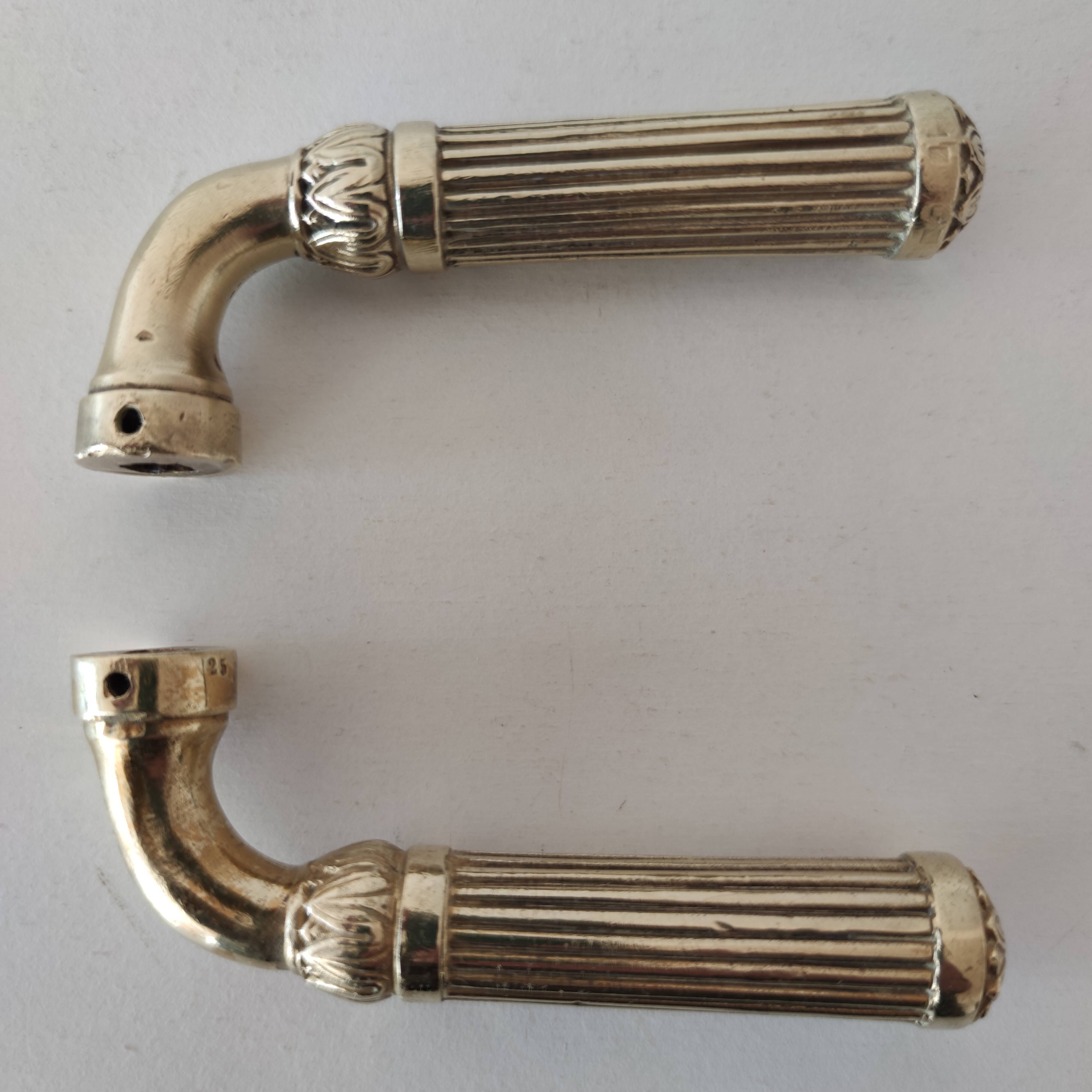 Two old Louis XVI door handles