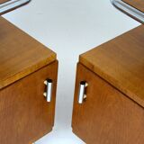 Restored Bauhaus Bedside Tables by Hynek Gottwald, 1930s, Set of 2