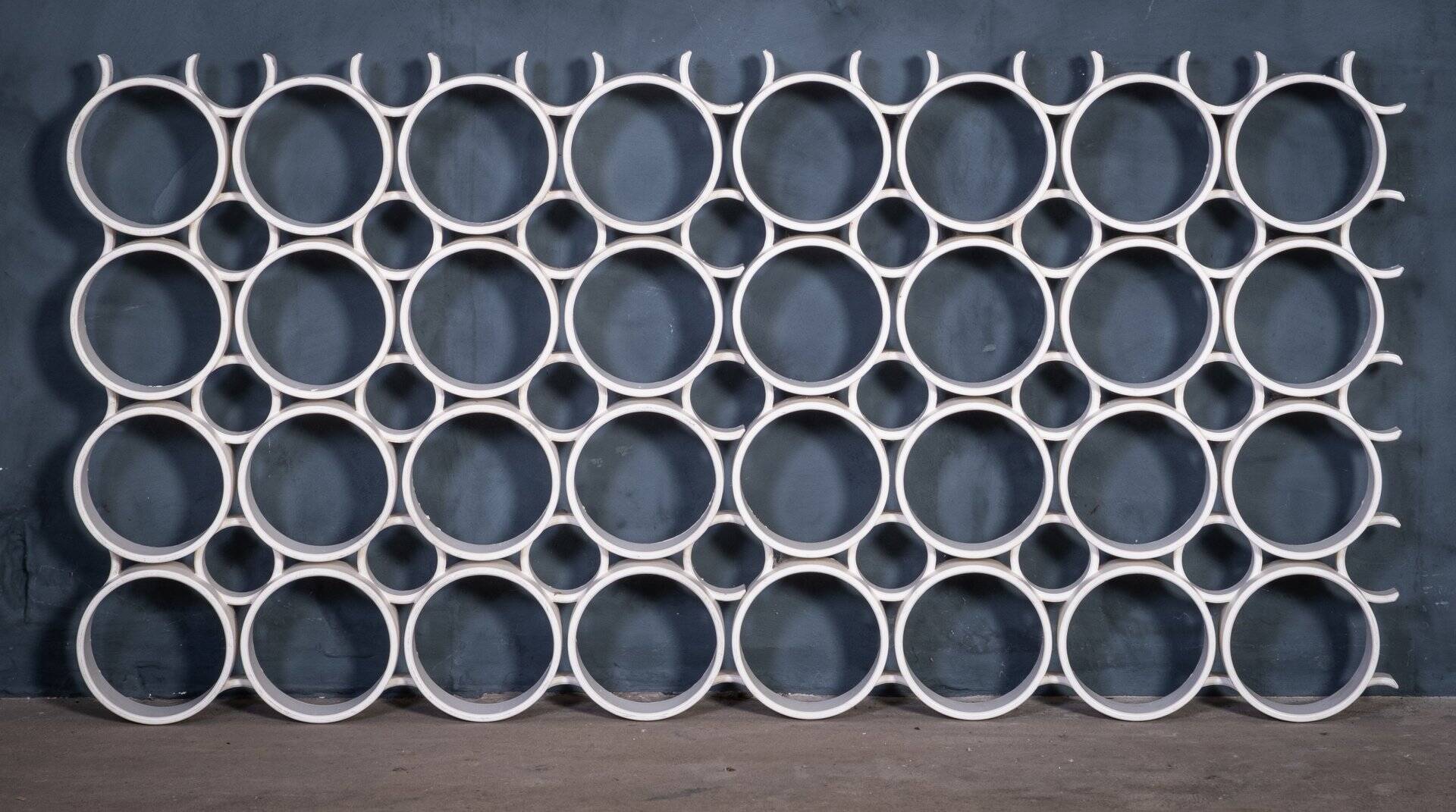 Modular Panels for Walls or Ceilings Space Age, 1970s, Set of 4