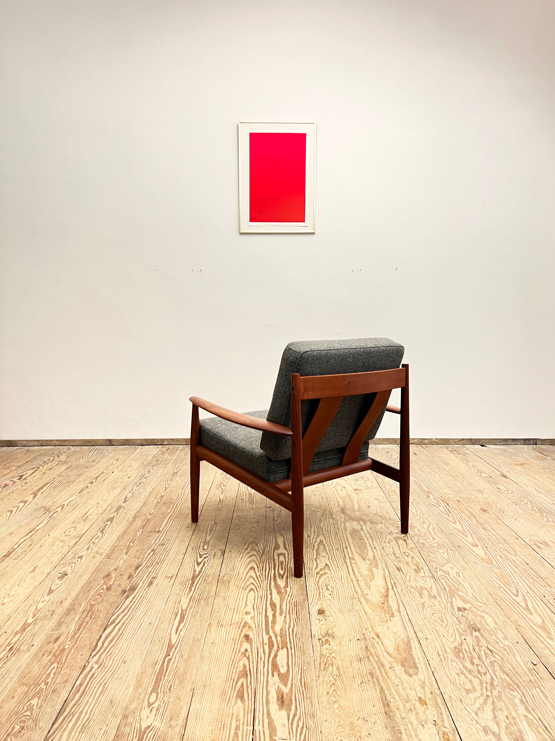 Mid Century Modern Teak armchair or easy chair by Grete Jalk for France & Son, Danish Design, 1950er