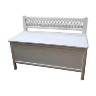 Wooden bench box
