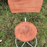 Chaise d’atelier industrielle vintage années 50/60
