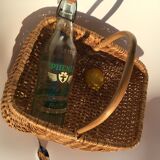 Rectangle braided hand basket