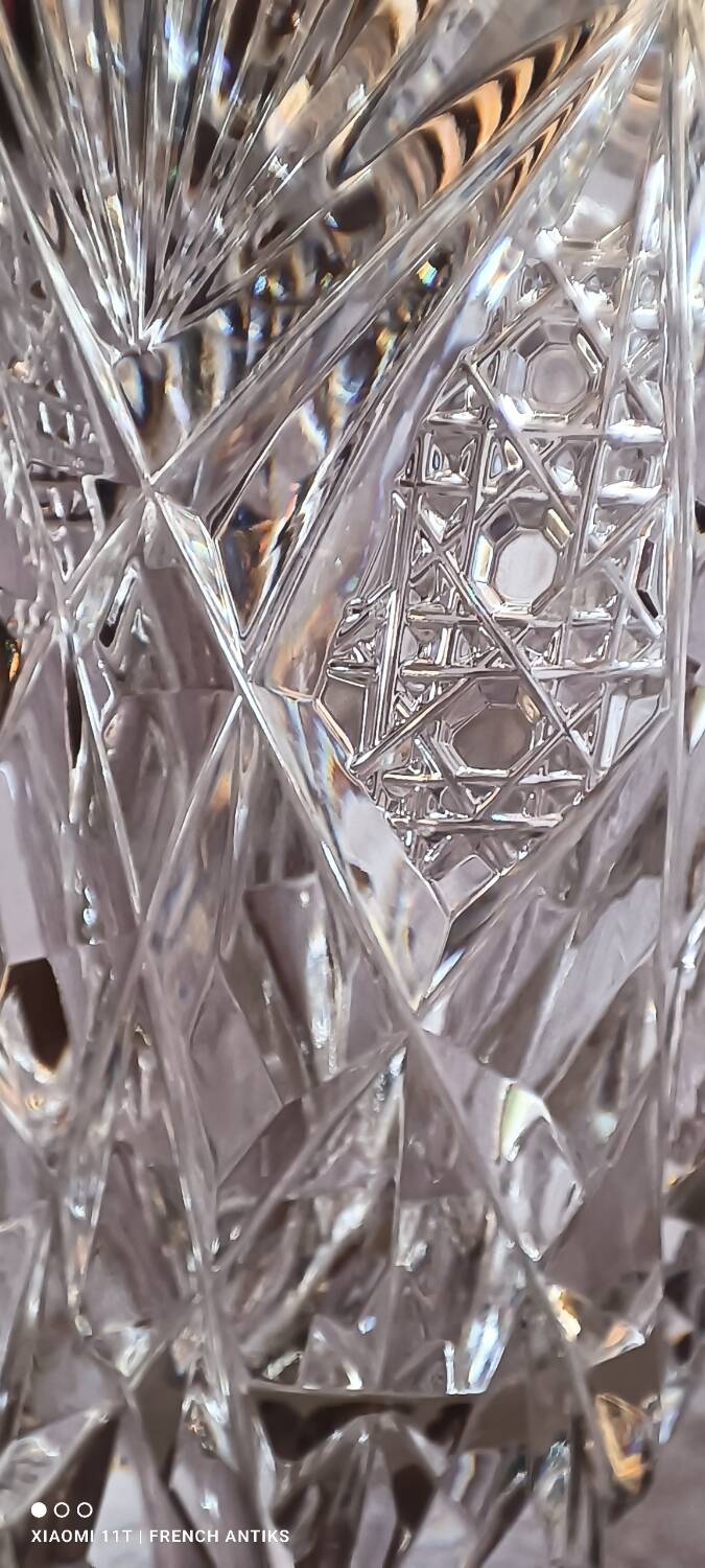 Saint Louis crystal candlestick, Florence model