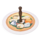 Revol porcelain cheese platter