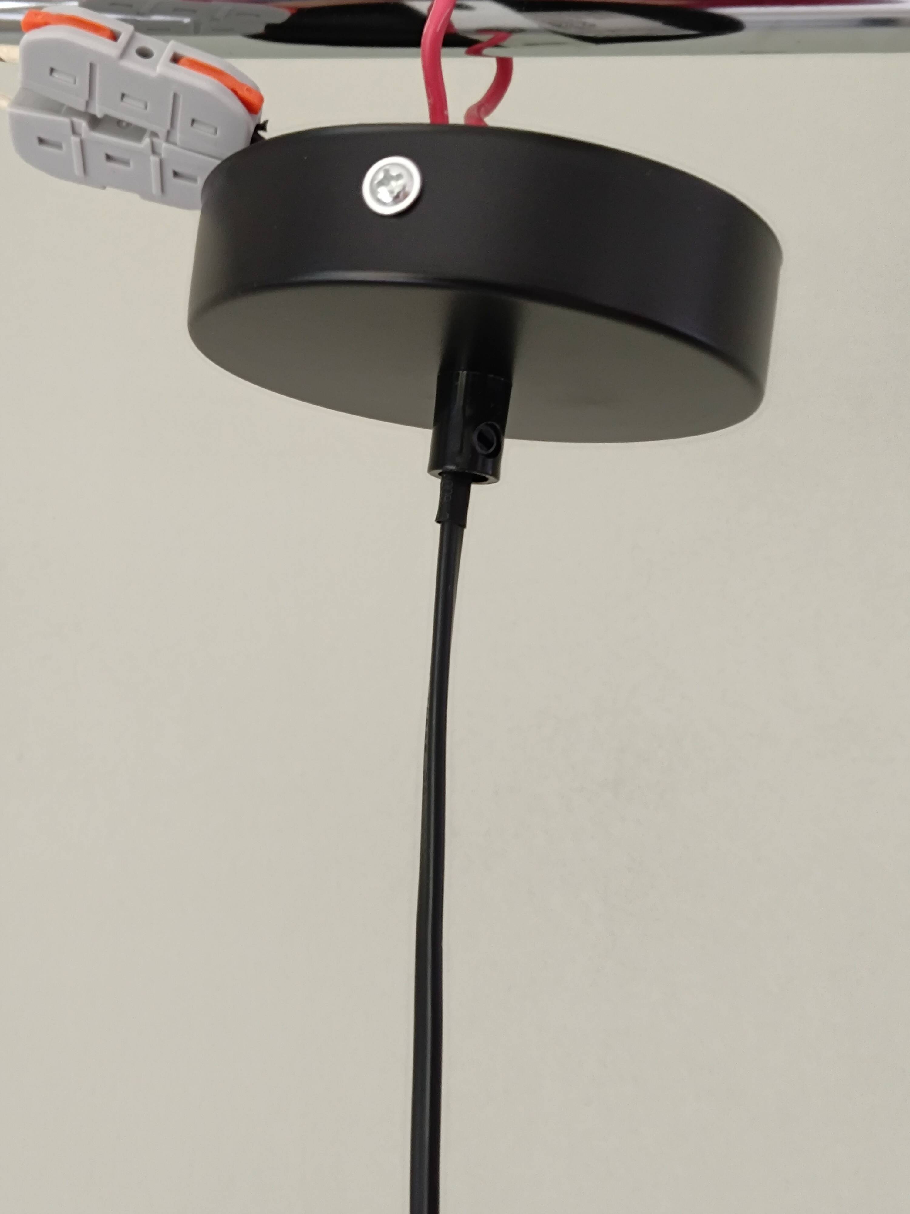 Pair of glass paste chandeliers