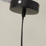 Pair of glass paste chandeliers