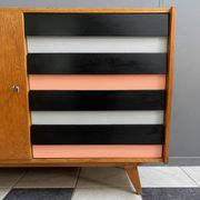 Pink Jiri Jiroutek U458 sideboard 1960s for Interier Praha