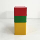 Multicoloured cabinet model "4964" by Olaf Von Bohr for Kartell, 1970