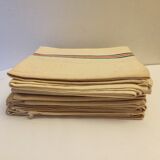 Set of 6 tea towels in linen
