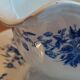 Saaucière porcelain Sarreguemines old romantic décor blue