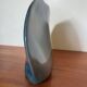 Vintage blue ceramic vase