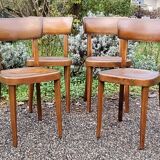 Set of 4 Horgen-Glarus classic model bistro chairs