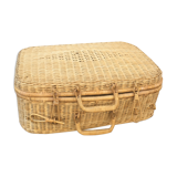 Wicker suitcase
