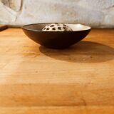 Handmade stoneware flower frog