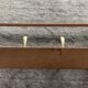 Scandinavian coat rack wardrobe in teak from the 1960s.