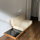 Sofa-bench in the Perriand / Chapo style