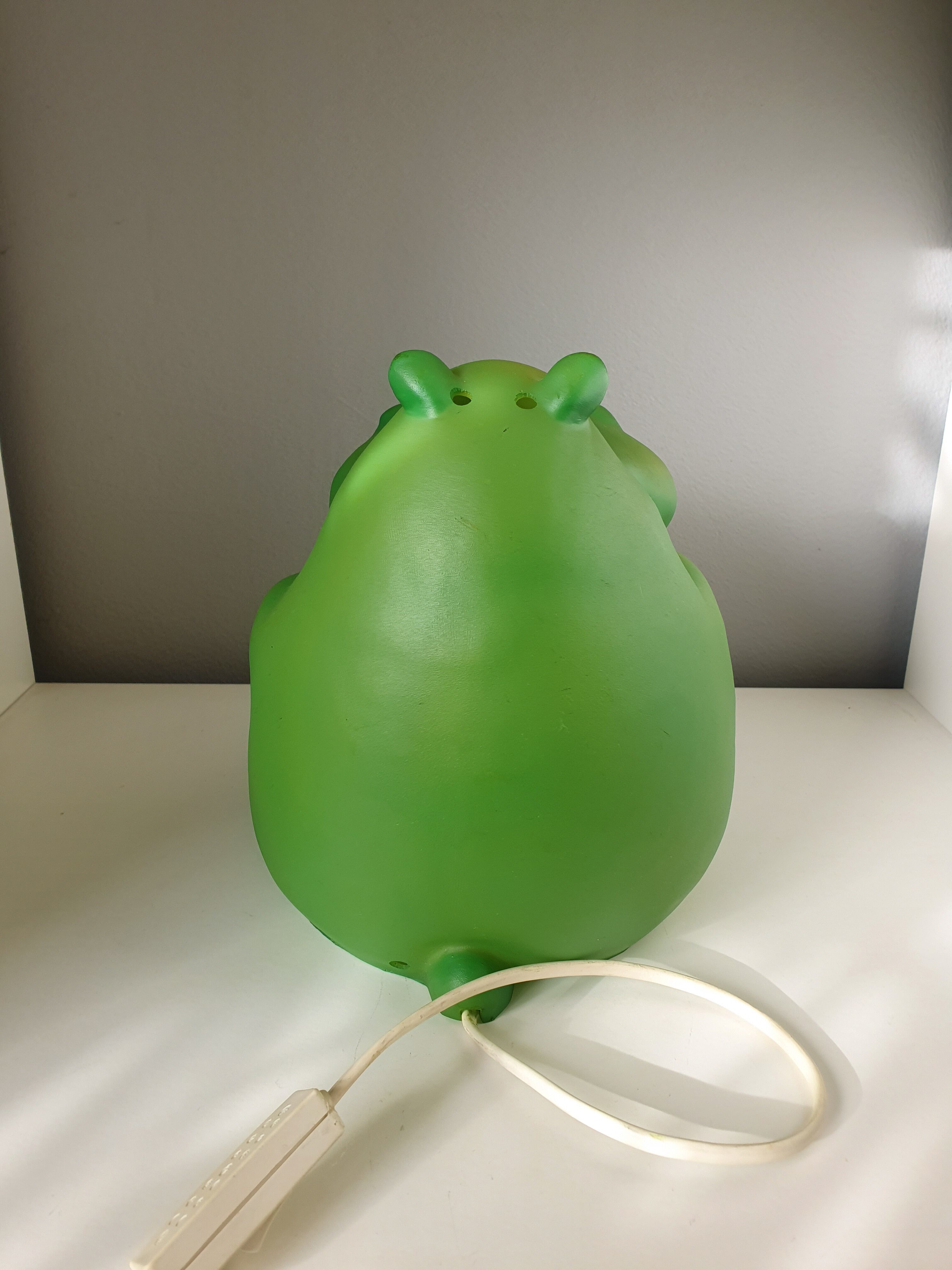 Vintage heico hippopotamus lamp