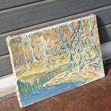 Oil painting landscape