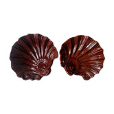 Shell cuts in roccoco earthenware