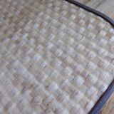 Formica and wicker tray