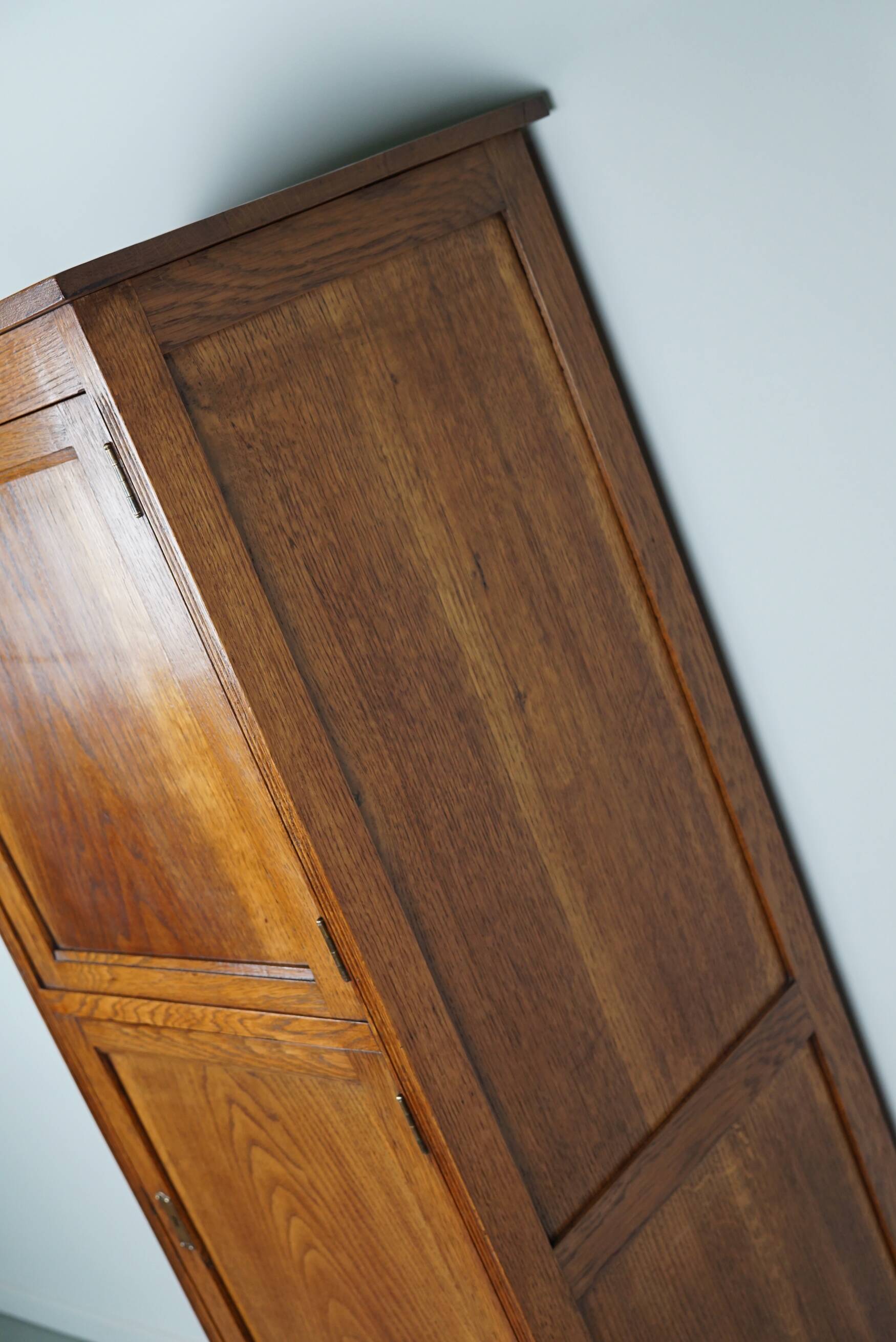 Antique Dutch Oak Locker / Filing Cabinet, 1920/30s