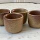Lot de 4 coquetiers en grès