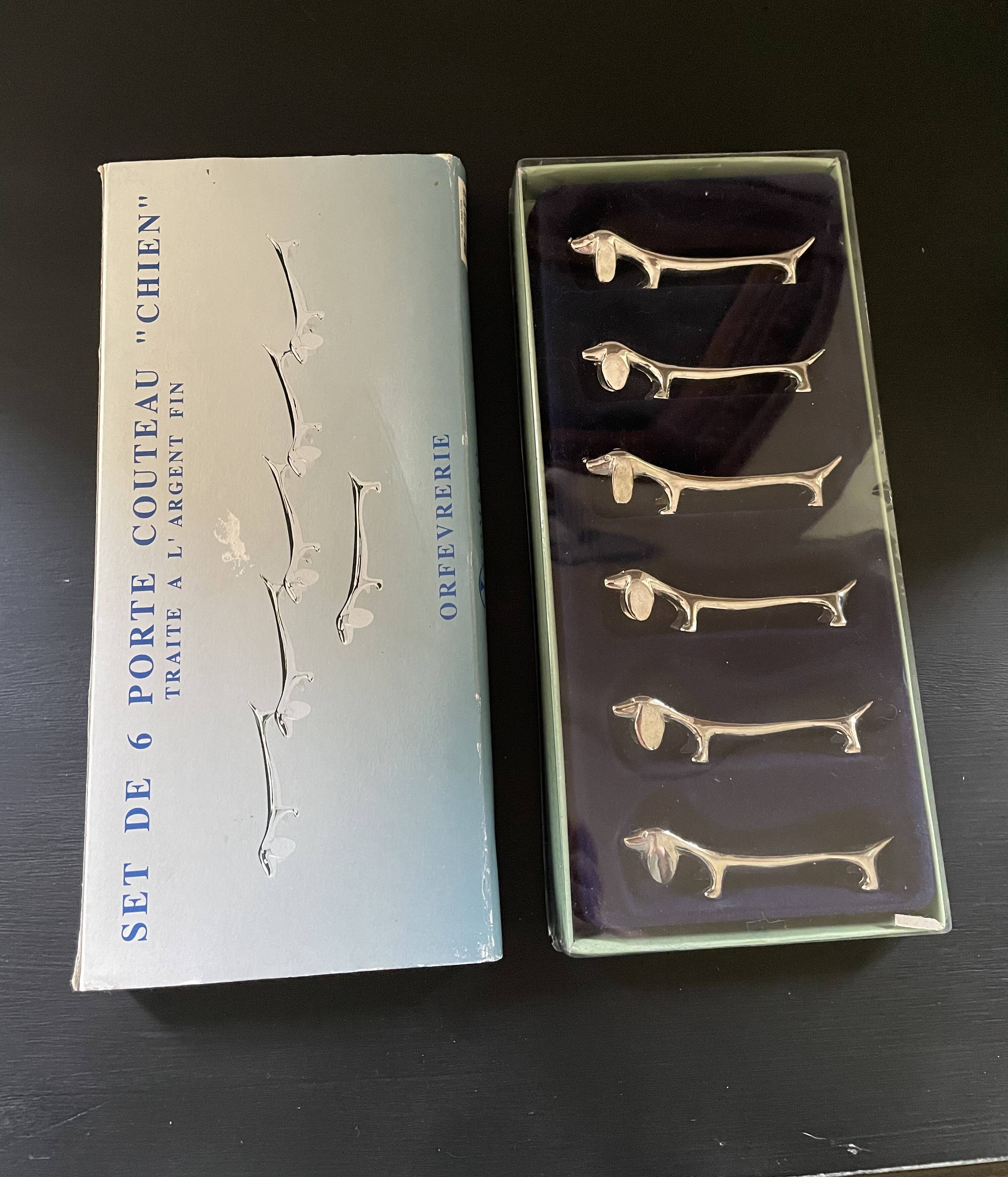 Dachshund knife holder