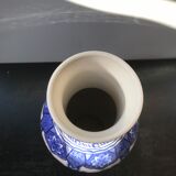 Former vase Delft ceramics white decor blue vintage mill