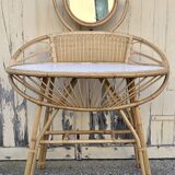 Anne bamboo dressing table vintage, 1960s