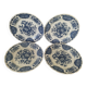 4 Ridgway Windsor Blue English Dessert Plates – Staffordshire